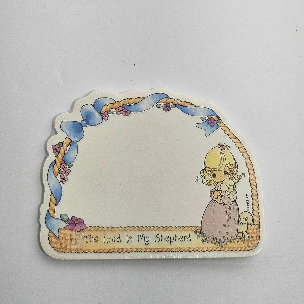 Vintage 1992 Precious Moments The Lord Is My Shepherd Post-It Notes Enesco
